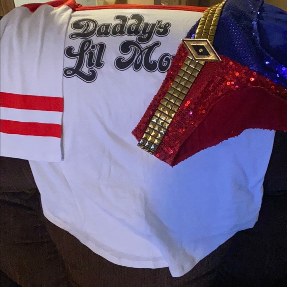 “Daddy’s Little Monster” shirt and panties.